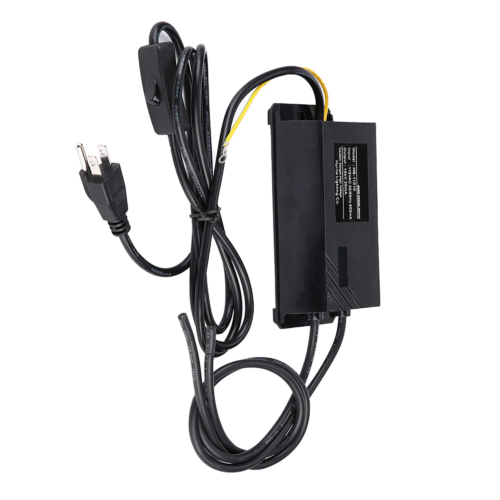 10KV 30mA 블랙 네온 전자 변압기 전원 공급 장치 정류기 키트 미국 플러그 110V