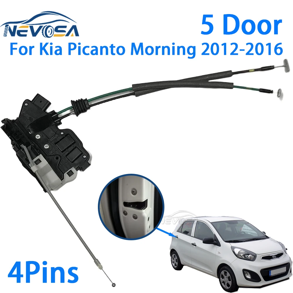 Centrale Vergrendeling Voor Kia Voor Morning Voor Picanto 2012-2016 Deurslotaandrijving Voor Achter Links Rechts 81310-1Y030 813201Y030 814101Y020 814201Y020 Auto Deurslot Actuator(Left Front
