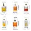Exquisite Vintage Bottle of Bitters Luxury Glass Via Bitter Dispenser Bottle Multi-function Sealing Dash Bottle Whisky 6