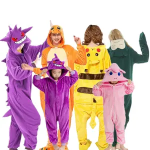 Disfraz de Pokémon para adultos, Pijama de una pieza para Halloween, de  cuerpo completo, ropa de dormir de Navidad