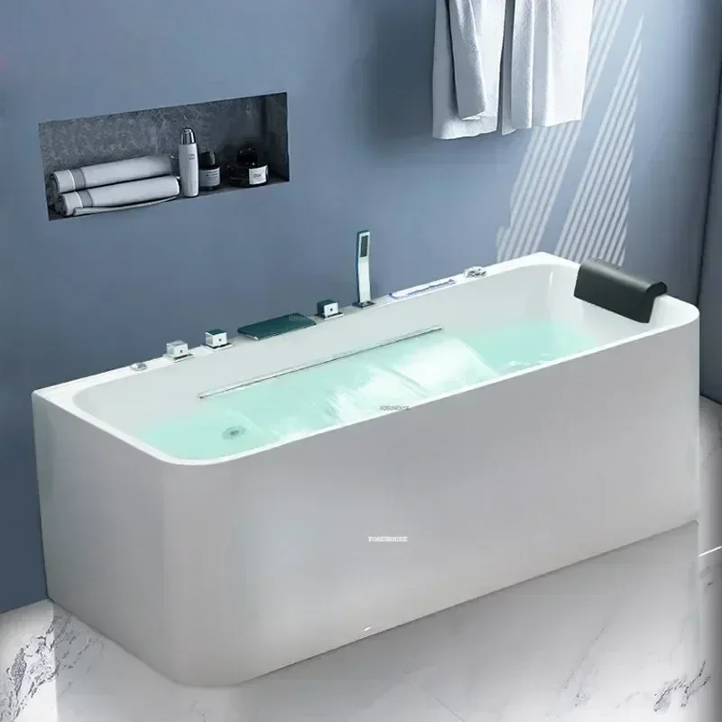 Bathroom Jacuzzi Intelligent Constant Temperature Surf Massage Bathtub Apartment Household Adult Japanese Style Bath Tub N 3