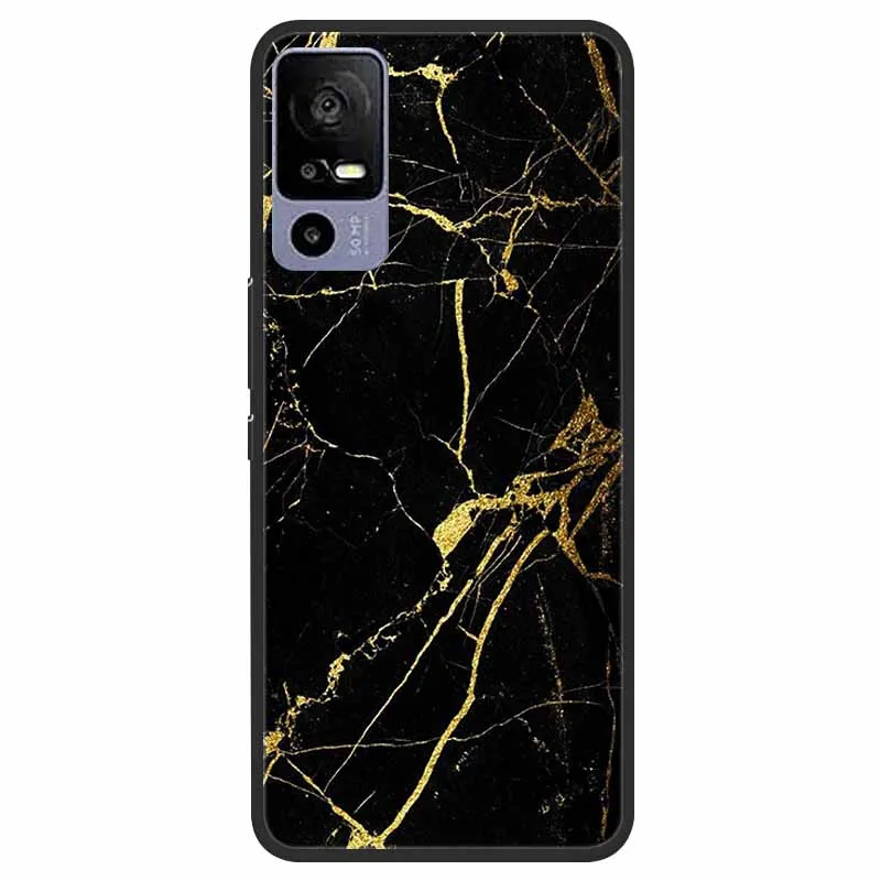 Elegant Marble TPU Silicone Case - Fashionable Protective Cover