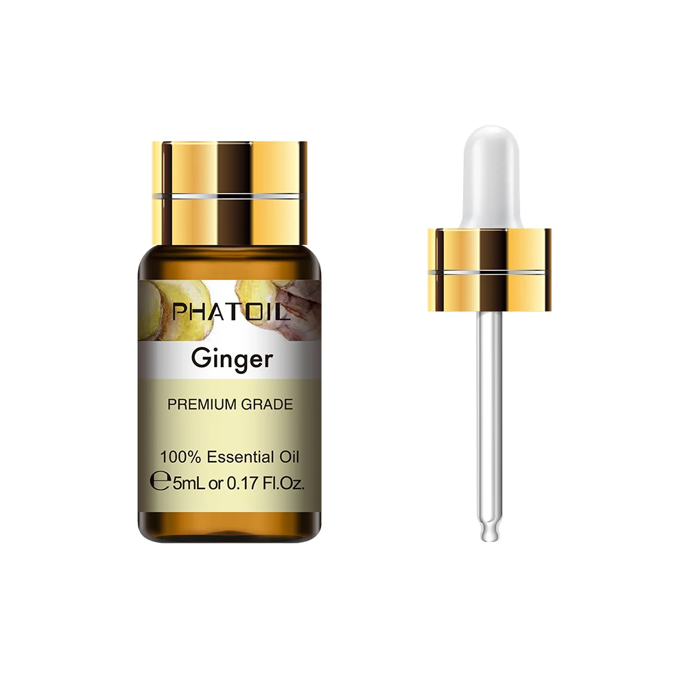 thumbnail image 1 of Aceites esenciales de jazmín PHATOIL de 5 ml, aceites naturales puros de clavo, vainilla, eucalipto, albahaca, naranja, canela y limón para difusor y cuidado de la piel, 1 of 5