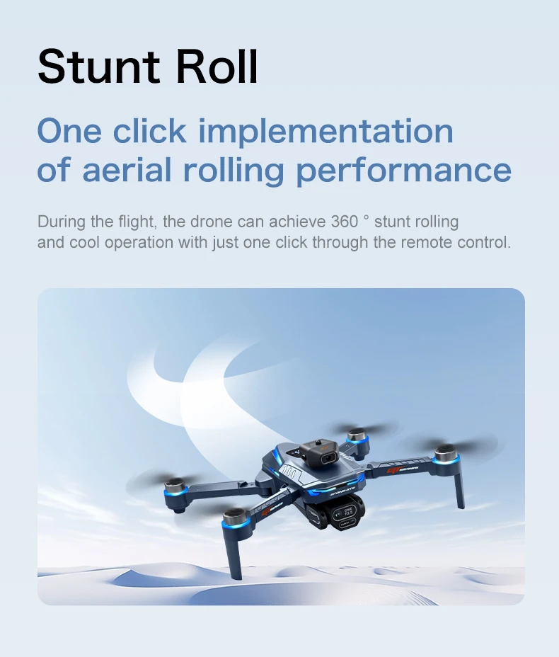 GT8 drone pürüzsüz havada asılı kalma