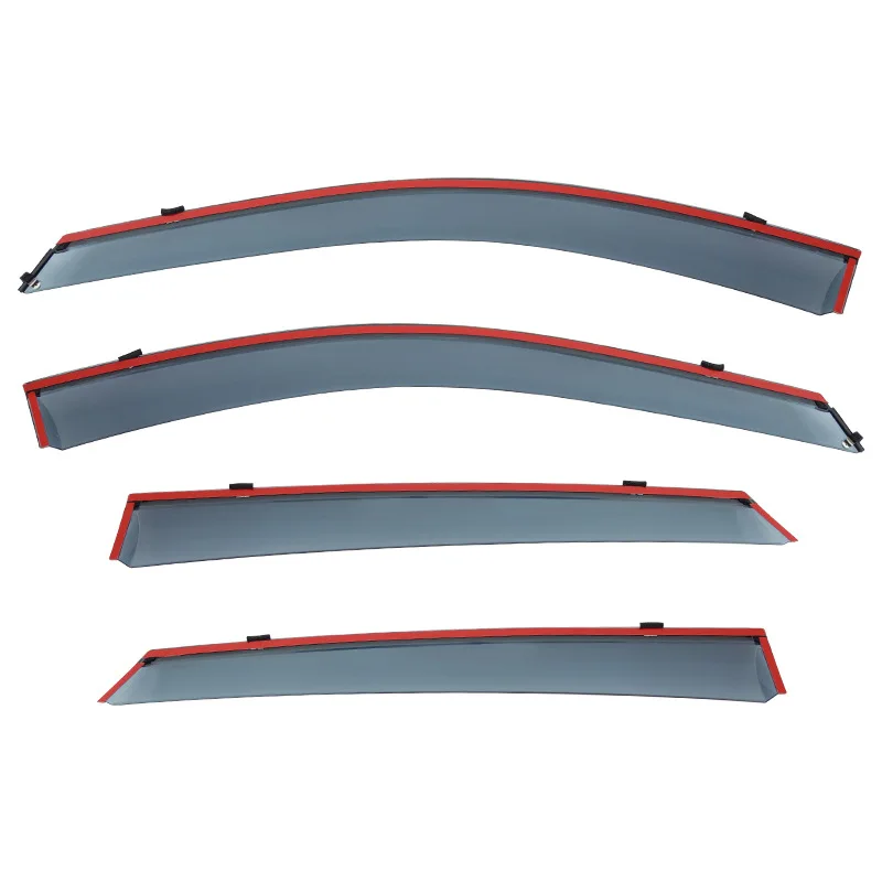 For MG ZX ZS-Astor Accessories Window Visors Weathershields Rain Guard Door Visor Vent Shades Ventvisor Bright Strip