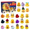 Advent Calendar Kids Rubber Hristmas Countdown Calendar 24pcs Bath Toys 2025 New Year Decorative For Bedroom Kids Room Gifts 2
