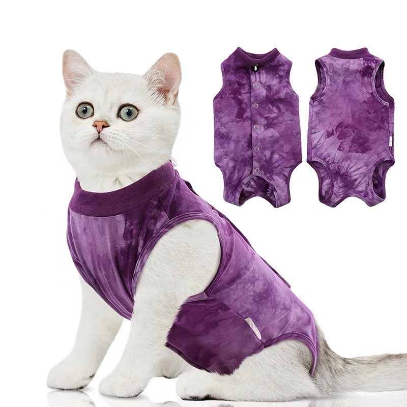 Cat Recovery Suit Avont - Breathable Post-Surgery Onesie Alternative To Cone Cat Cone