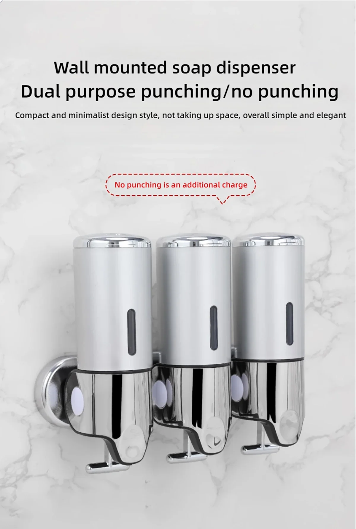 Dispensador de sabão líquido compacto - imagem 1