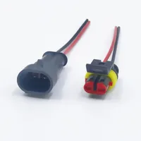 1/2/3/4 Pin Waterproof Connector, Electrical Terminal Quick Connector, 10Pcs/ 5Sets, With Wire, Suitable For Cars, Ships, Etc. - Image 3