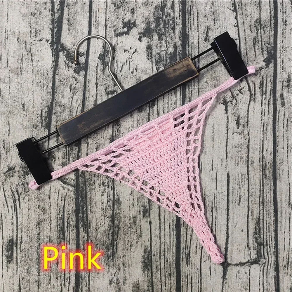 Sexy Women Hand Crochet Bikini Thong G-String Panties Lingerie Underwear Sleepwear Undies Swimming Beach bikini set,women swimwear,bikini swimsuit,sexy underwear