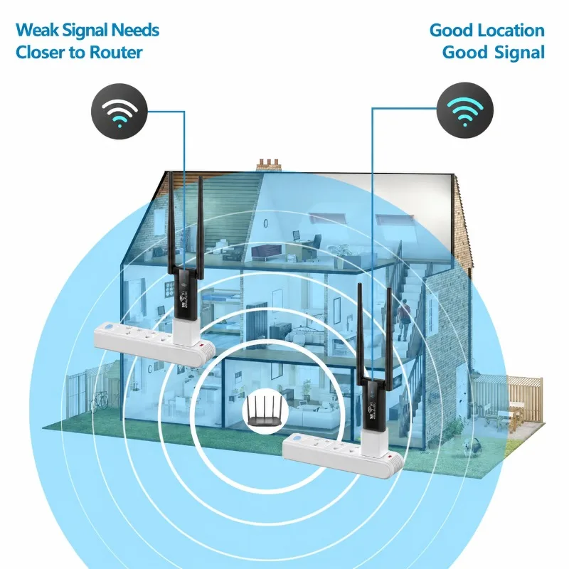 2.4GHz WiFi 신호 증폭기 300M 범위 확장기 소형 벽면 소켓 리피터 약한 커버리지 제거 다층 사용 가능