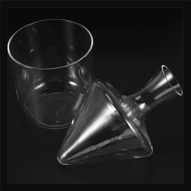 דקנטר יין BSEVB-Tumbler עם דלי קרח, ללא עופרת, מנפח ביד קריסטל יין קראפה, מסתובב במהירות