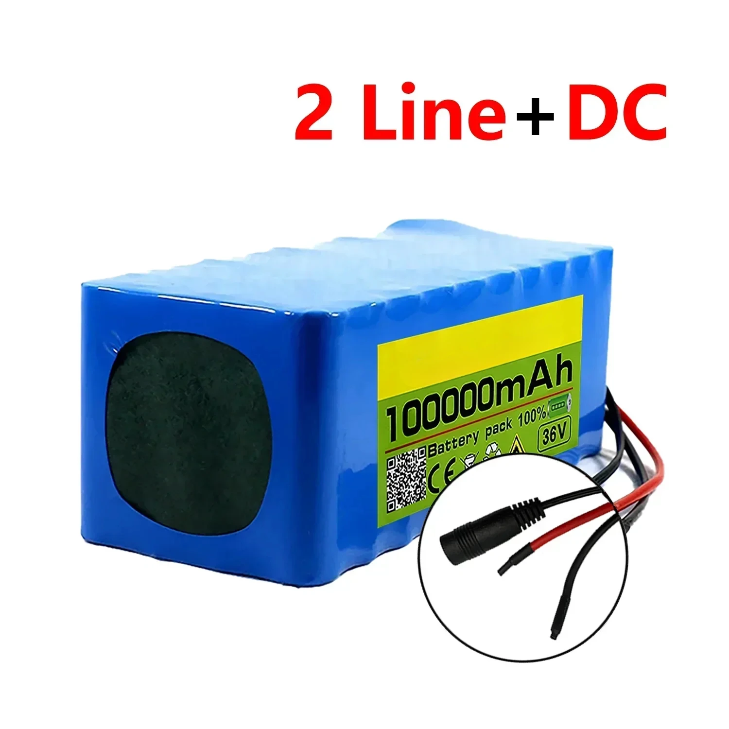 10S4P 100Ah Lithium-Batterie, 36V, große Kapazität, für Fahrräder und Elektroroller, inklusive BMS XT60-Buchse und Ladegerät – Detail 9