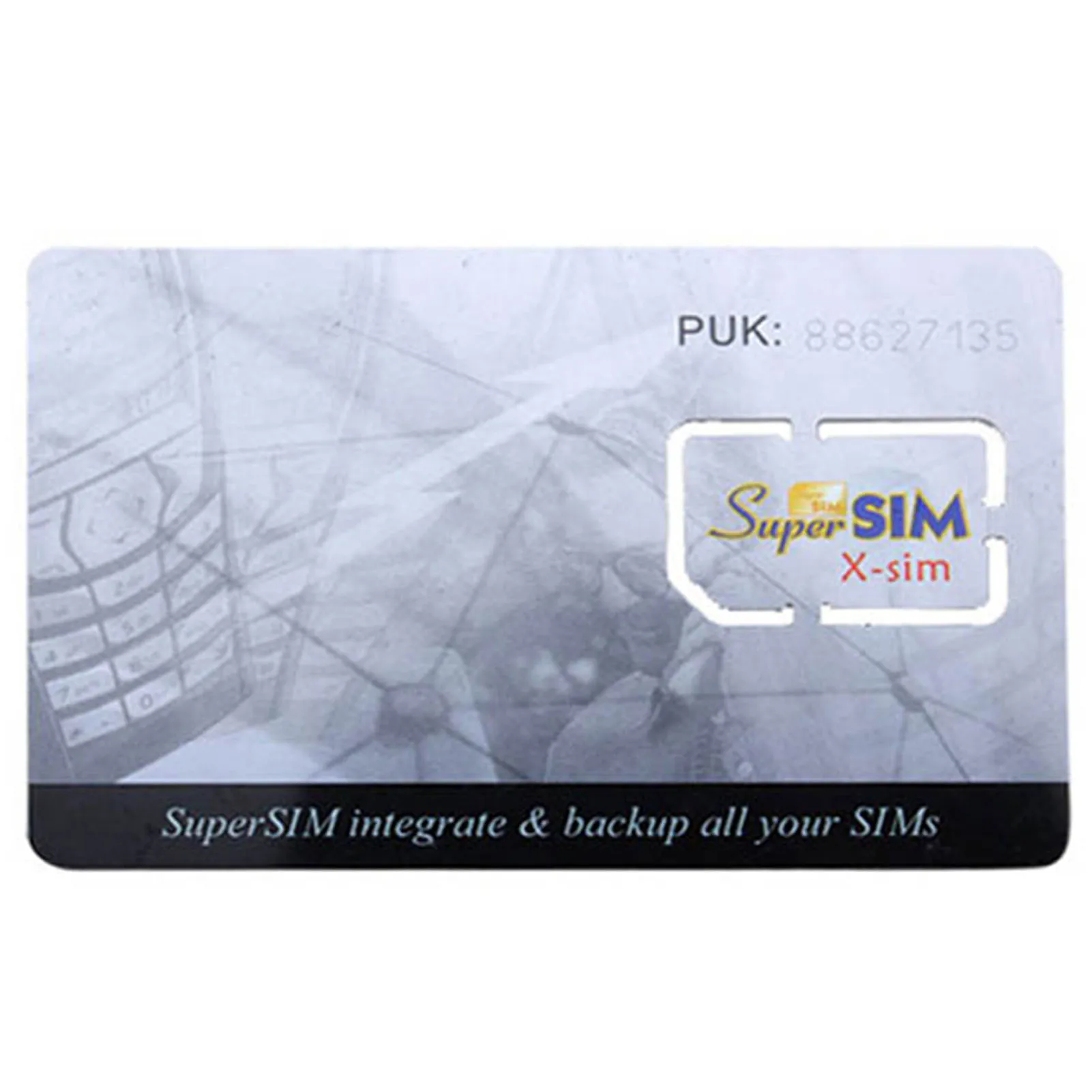 Mobile Phone Blank SIM Card SIM Card Reader SIM Card Converter 6 in 1 Max SIM Card Cell Phone Super Card Backup Cellphone Accessory SMR