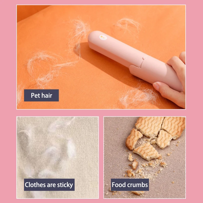 1PC Reusable Washable Roller For Clothes Pet Hair Remover Dust Removal Eliminator Brush Hairs Sticky Foldable Dust Collector