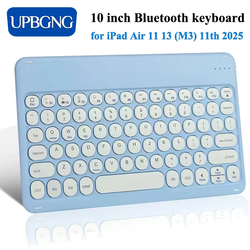 Rechargeable Wireless Keyboard Mouse for iPad Air 11 13 M3 11th 11inch A16 Keyboard with Touchpad for iPad Pro Table Laptop