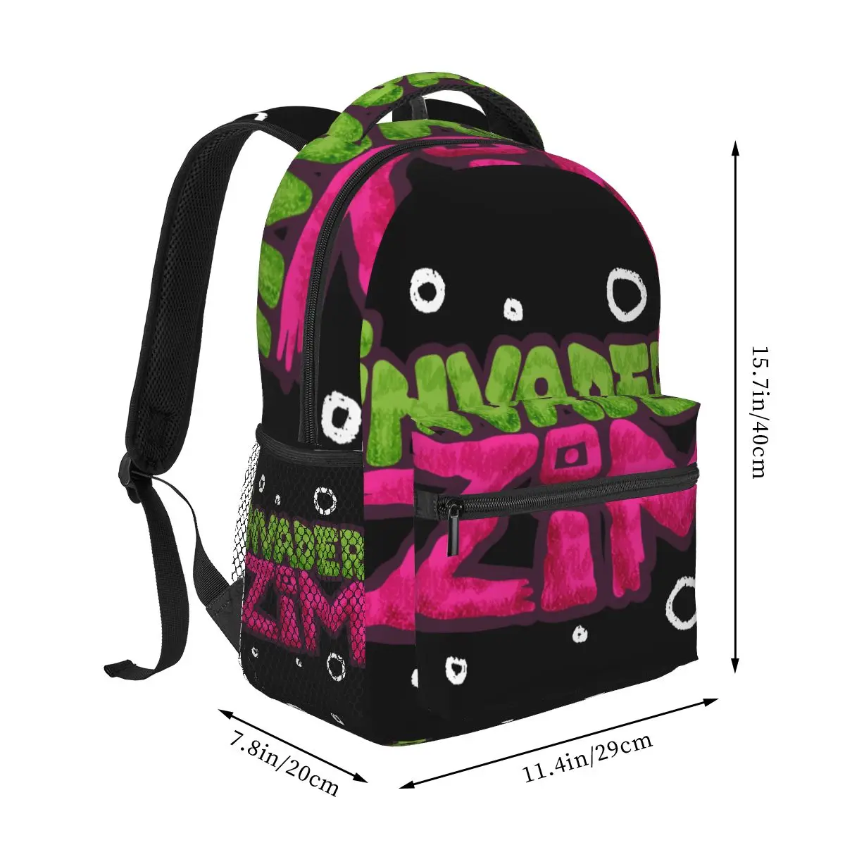 Invader Zim Casual Backpack Unisex Students Leisure Travel Computer Backpack
