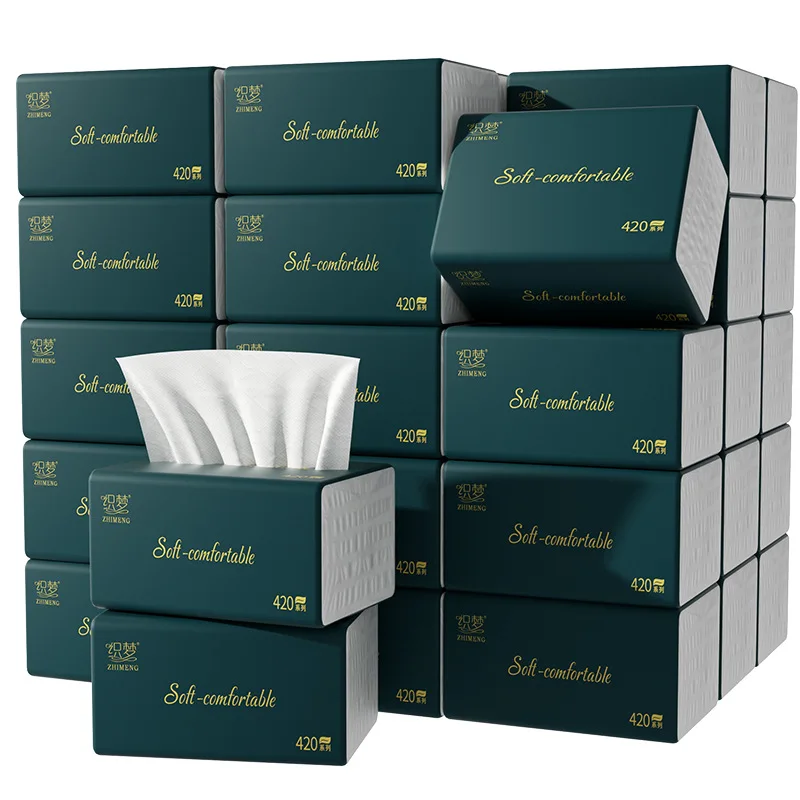 Toilet Paper Facial Tissue Paper 10 Boxes Household Paper Toilet Paper Affordable Towels Removable Facial Tissues Toilet Napkins Disposable Cleaning Wipes