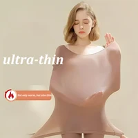 Sous-vêtement thermique femme vêtements d'hiver sans couture épais Double couche Lingerie chaude femmes ensemble de vêtements thermiques femme 2 pièces 5