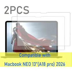 2PCS Pellicola Protettiva in Vetro Temperato per Laptop da 13'' - Durezza 9H, Pellicola Protettiva Antipolvere