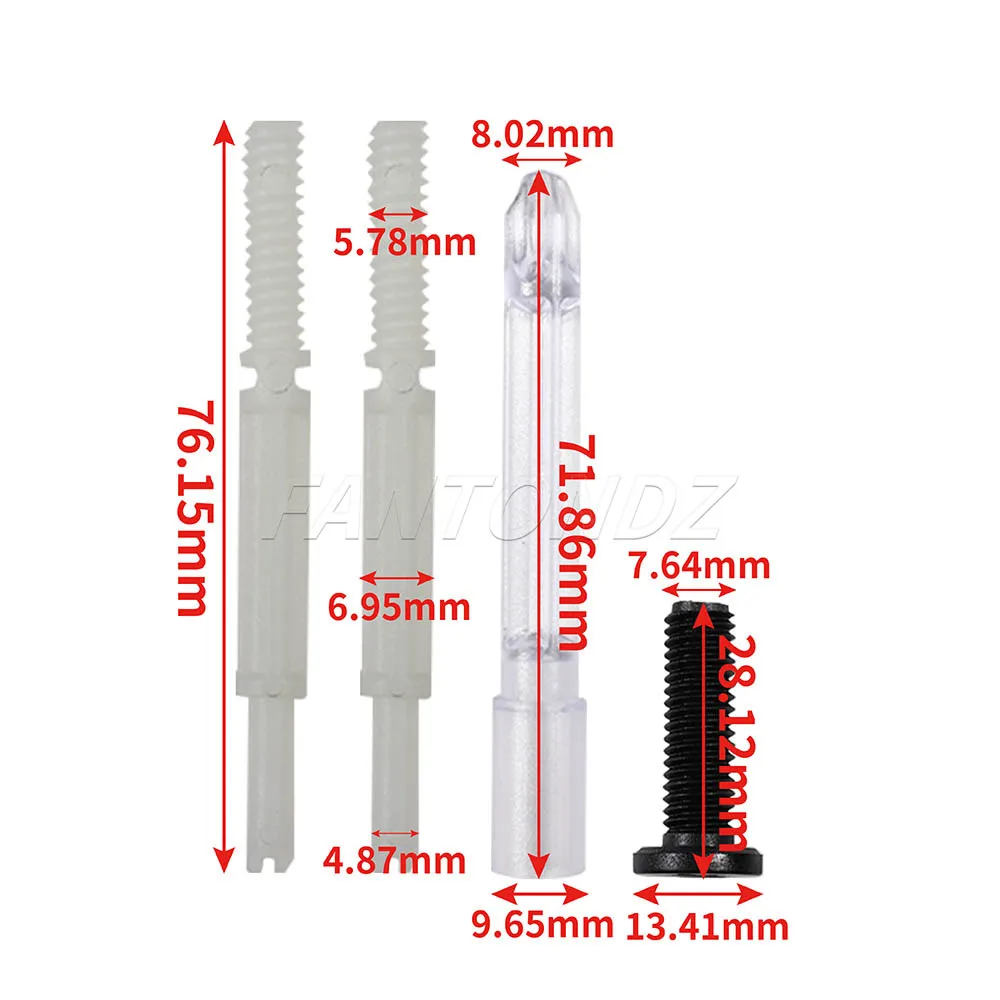Pulsante A Filo Cromato E Aste Di Spinta Semplici Corpo Corto Per - Foto 10
