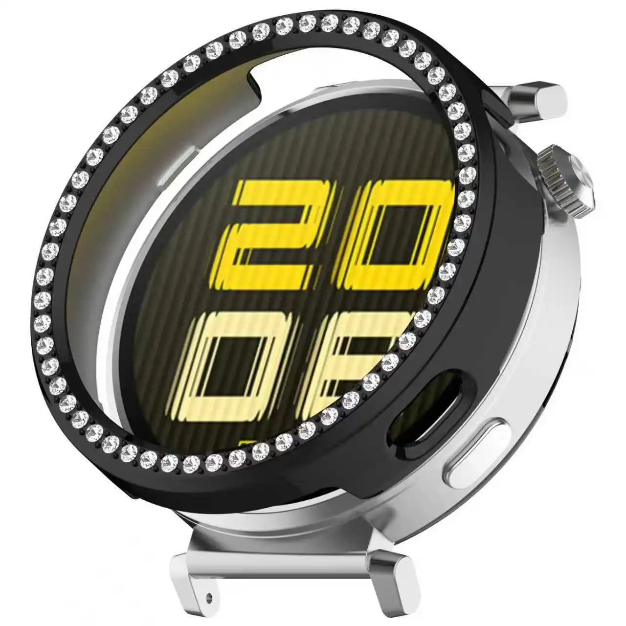 Elegant Protective Bumper Shell Frame with Diamond Cover
