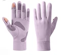 Short gloves pink