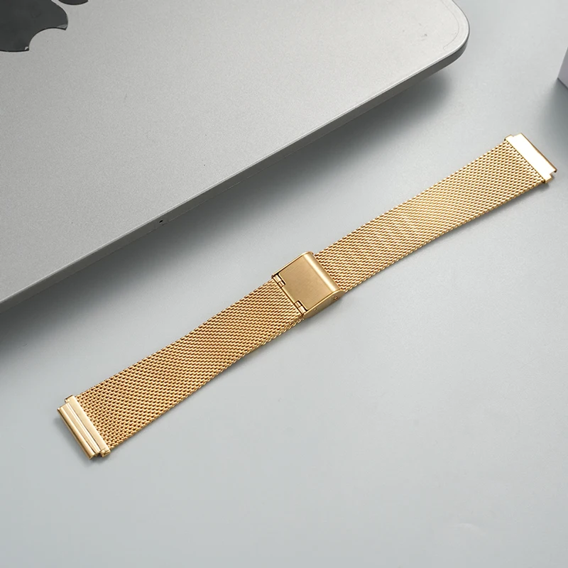 Stainless Steel Watchband for Small Square Metal Watches