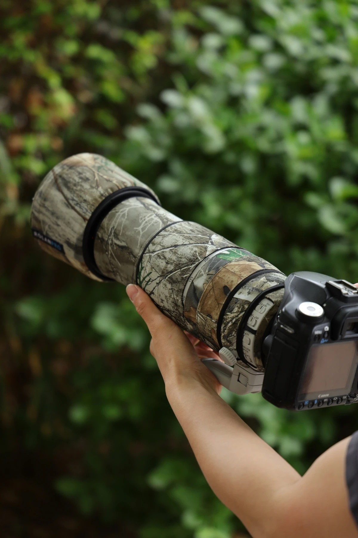 Rolanpro linsen mantel kleidung regenschutz für canon ef 400-4,5mm f2.6-2.0l ist ii usm schutzhülle slr kamera objektiv pistolen hülle – Detail 13