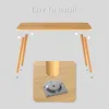 Small Coffee Table Low Table Solid Wood Sturdy Floor Table Desk for Sitting on The Floor, Storage and Living Room Furniture 4