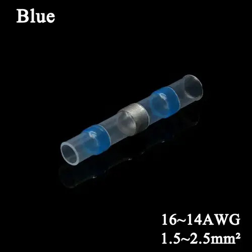 10 ~ 500pcs Solder Seal  Wire Connectors Kit Heat Shrink Butt Crimp Terminals Waterproof Electrical Cable Splice Connector - Image 8