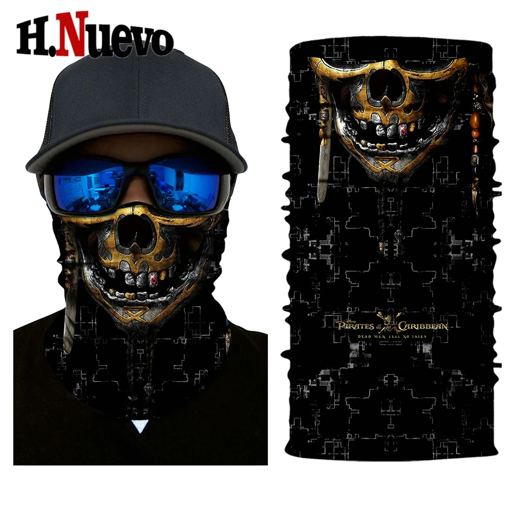 

Scary Ghost Moto Balaclava Face Masks Durag Motor Scarf Bandana Tactical Mask Mascara Motorcycle Sport Ski Skull Mask Windproof