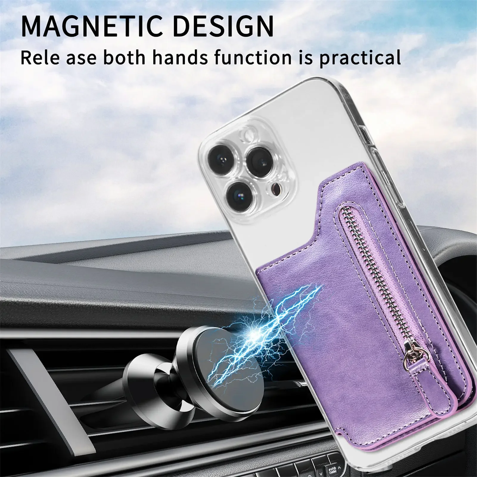 Universal Cell Phone Card Slot Wallet Case and Holder