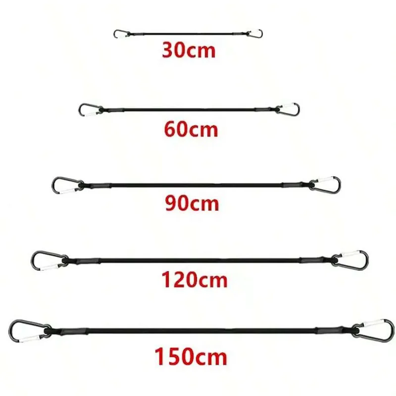 5 Types of Stretch Elastic Ropes Kayak Tying Ropes Roof Luggage Fixing Ropes Camping and Hiking Accessories