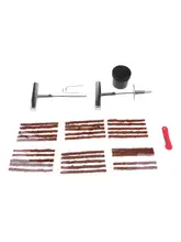  37pcs Tire Rapid Repair Tools Heavy Duty Tyre Puncture Patch Kit for Motorcycles Bicycles ATV Cars Trucks 