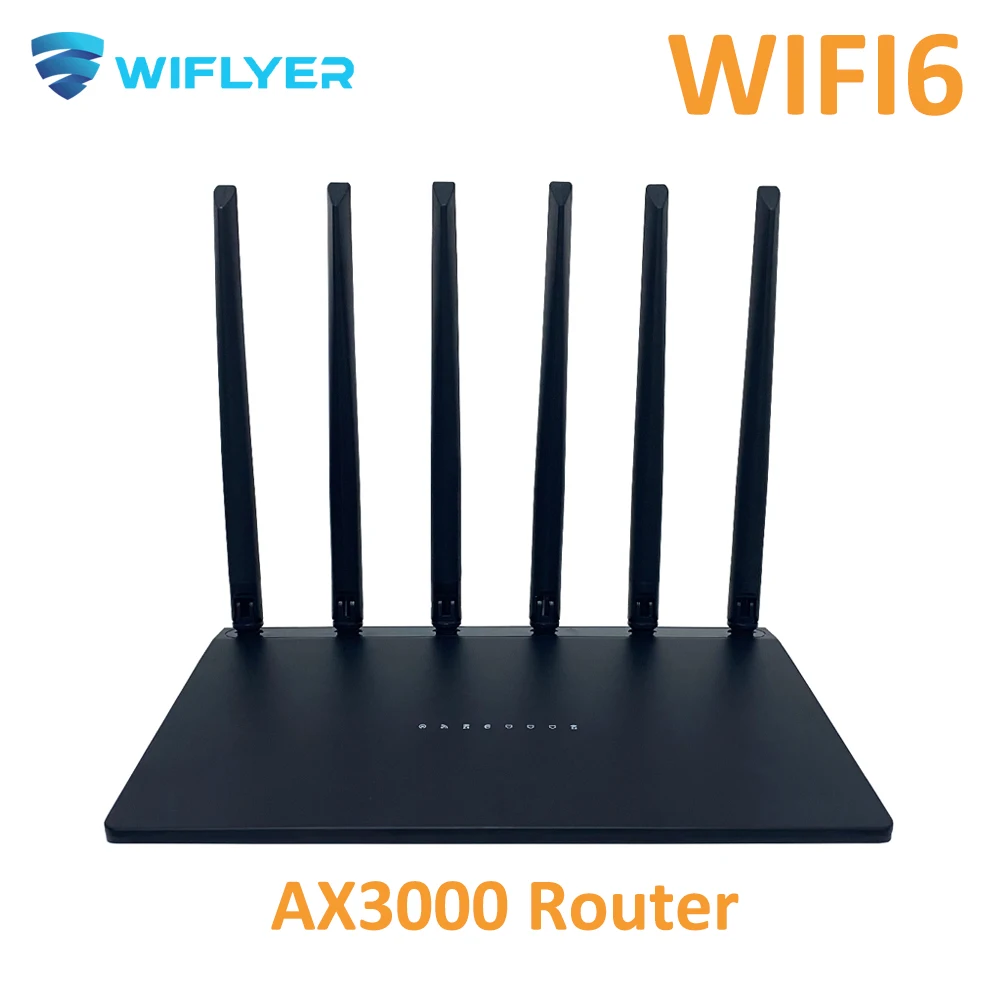 Wiflyer ARM CPU 메시 리피터, 외부 신호 네트워크 증폭기, 스마트 홈, 와이파이 6 라우터, AX3000, 3000Mbs, 5GHz, 256MB, 128MB 