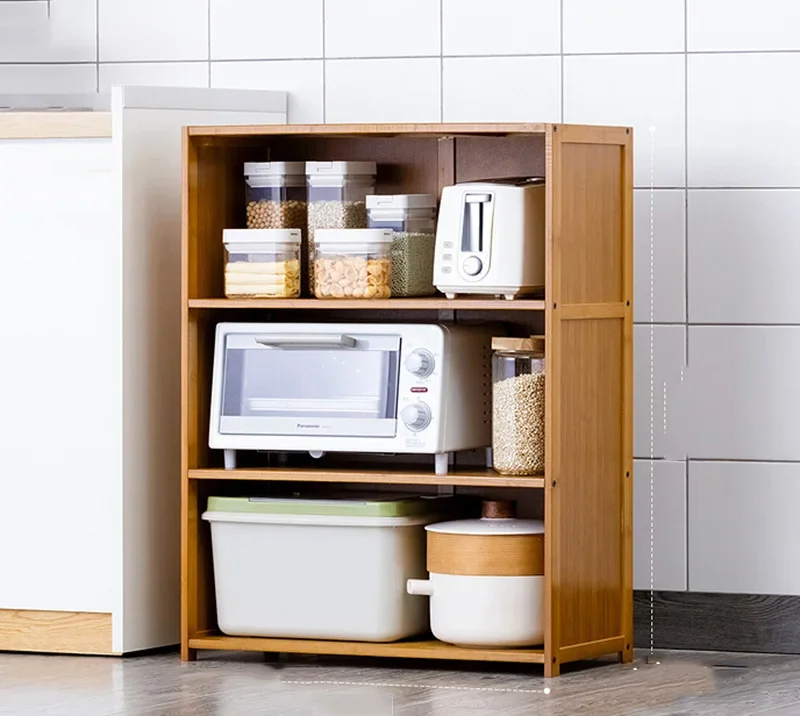Shelf Closet Kitchen Cabinets Sideboard Storage Bamboo Display Filing Kitchen Cabinet Laden Corner Archivadores Dining Room Sets