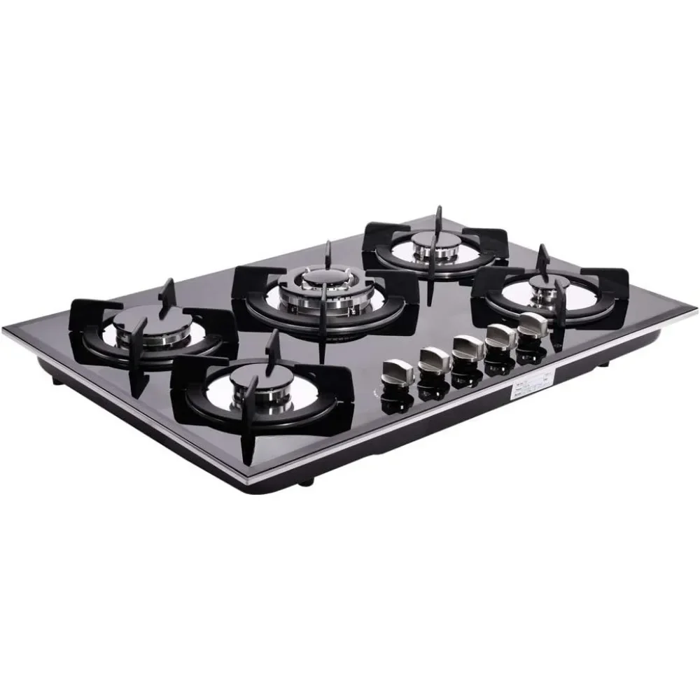 Kitchen gas range - tempered gas range - Kitchen gas range - Kitchen workstation cooktop  gas stove 5