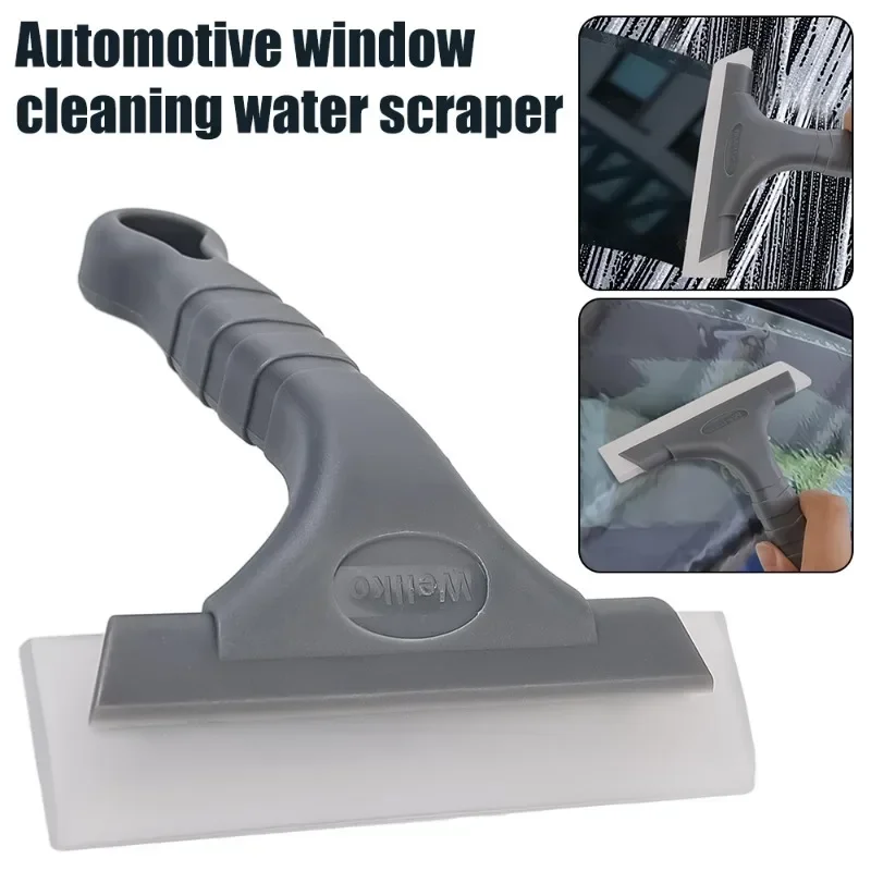 Multifunctional Car Window Cleaning Wiper Car Glass Film Scraper Windshield Silicone Blade Cleaning Accessories Plastic Handle window wiper,window scraper tool,window scraper