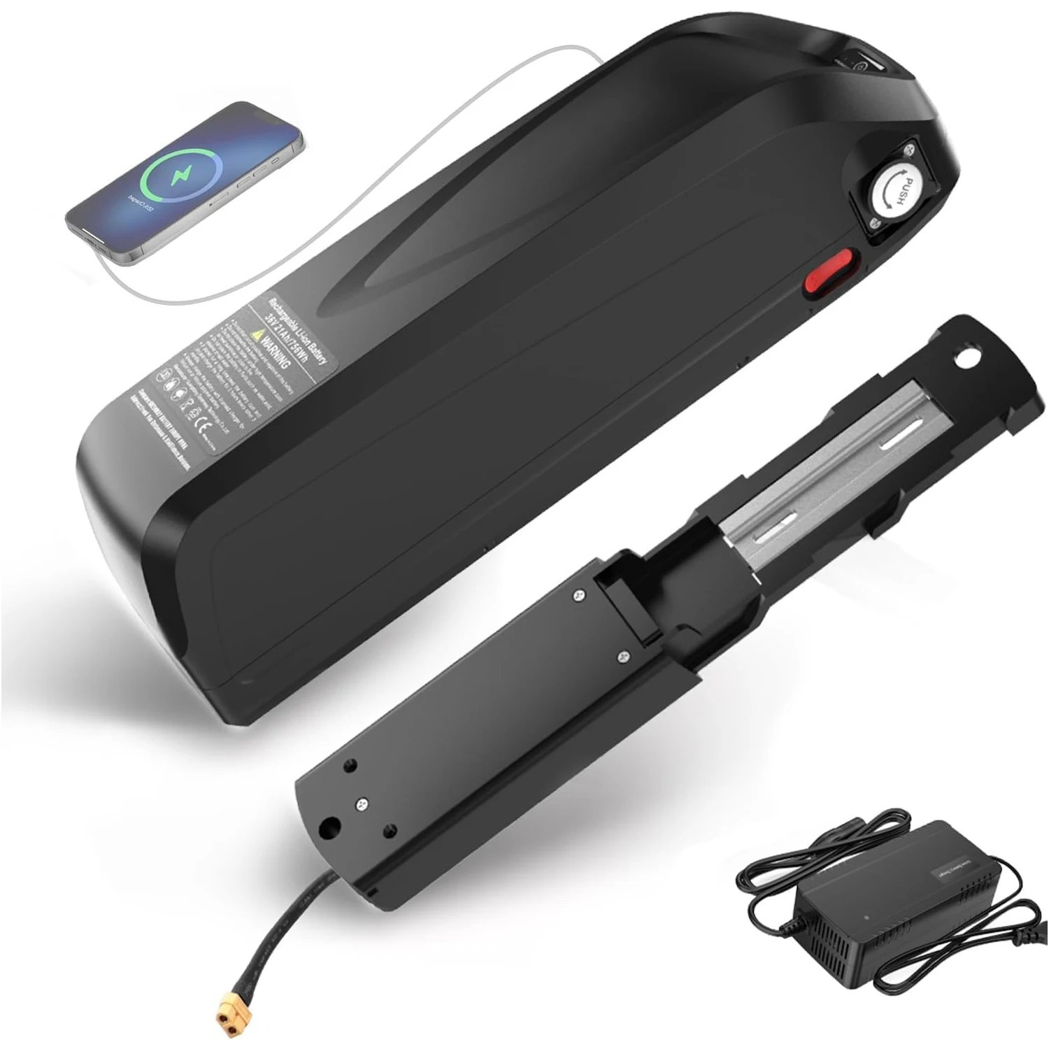 Batterie Pour Vélo électrique 36V 15Ah 750W Avec Porte-bagages Et Chargeur - Neuve EIFDUHP