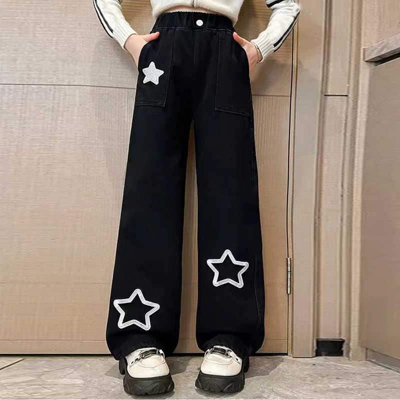 -20 °   الفتيات رشاقته بناطيل تدفئة المراهقين زائد المخملية الشتاء السراويل الأطفال مبطن امبسوول بنطال ذو قصة أرجل واسعة الاطفال ملابس جديدة