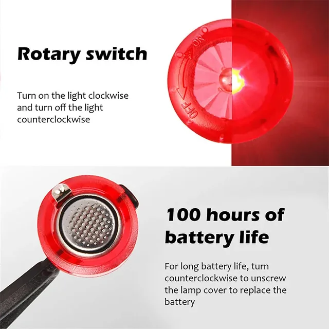 2 Luci LED Per Collare Cani E Gatti - Impermeabile, 3 Modalità, Sicurezza Notturna - Foto 8