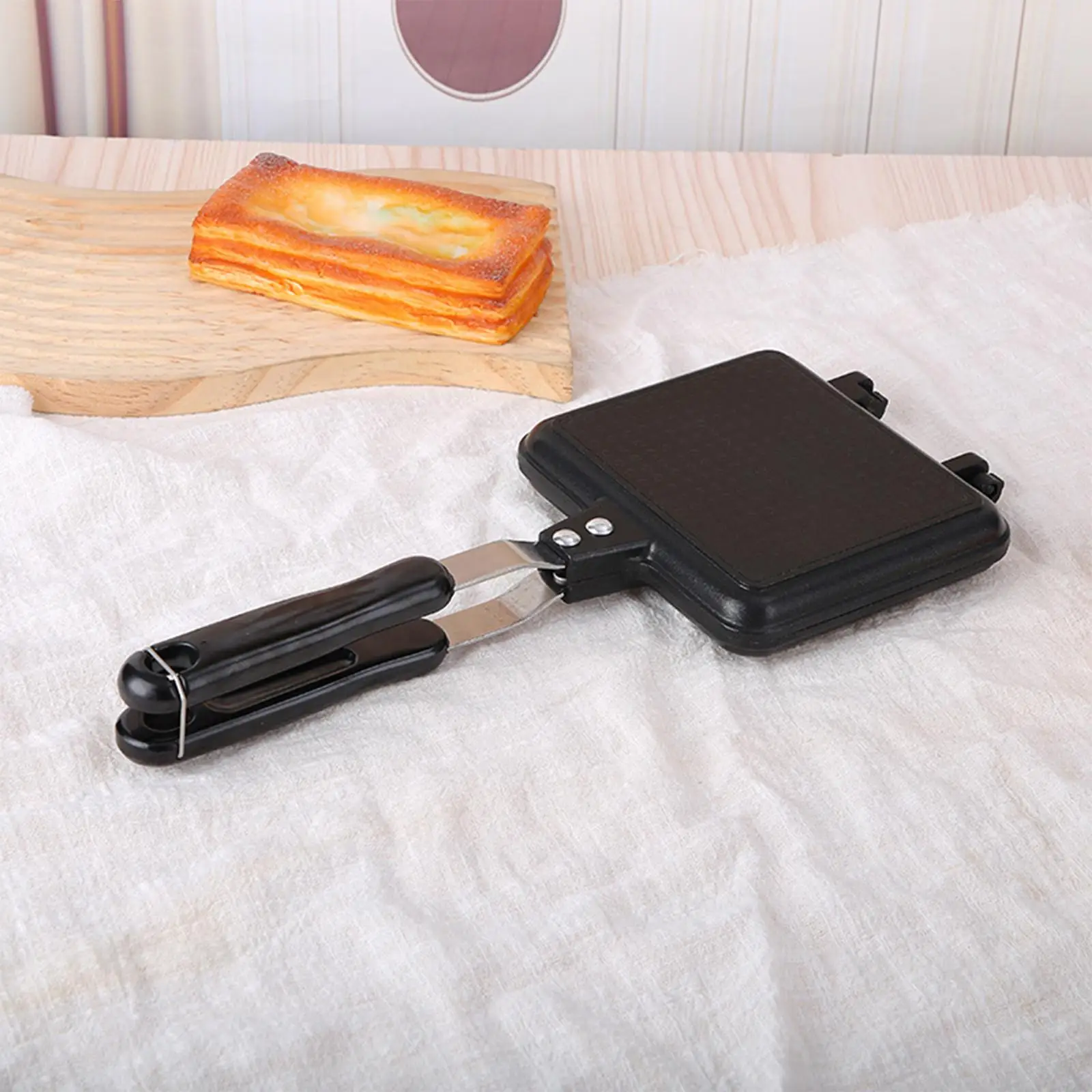 Aluminum Alloy Sandwich Maker Bakeware for Dining Room Restaurant Picnic