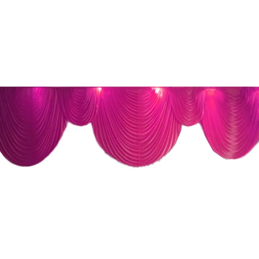 

6M wide swags stage designs wedding stylist swags for backdrop Party Curtain Celebration Stage backdrop drapes