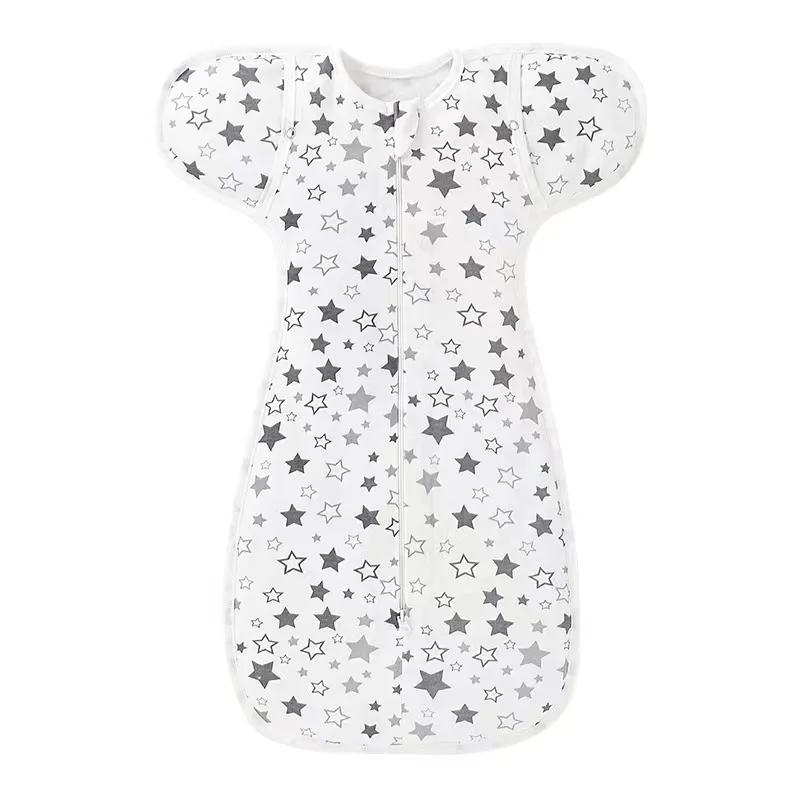 Set di coperte per neonati stampate per neonati, ragazzi e ragazze, set di fasce avvolgenti in mussola per dormire - immagine 2