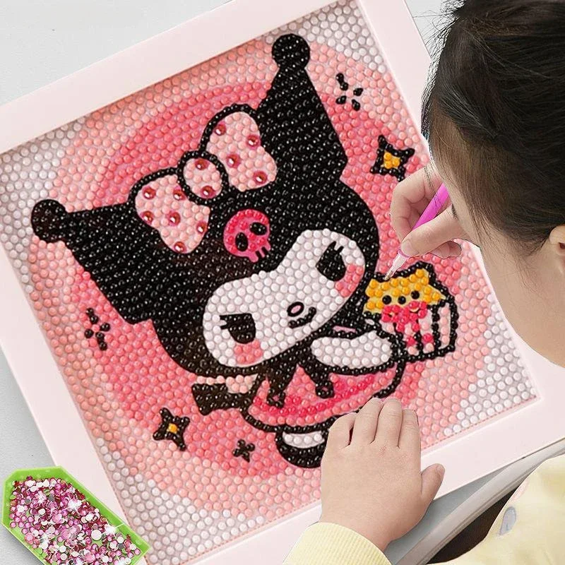 

Kuromis Diamond Painting Full DIY Round Diamond Mosaic Paintings Handmade Tiled Embroidery Home Decoration Children's Toy Gifts