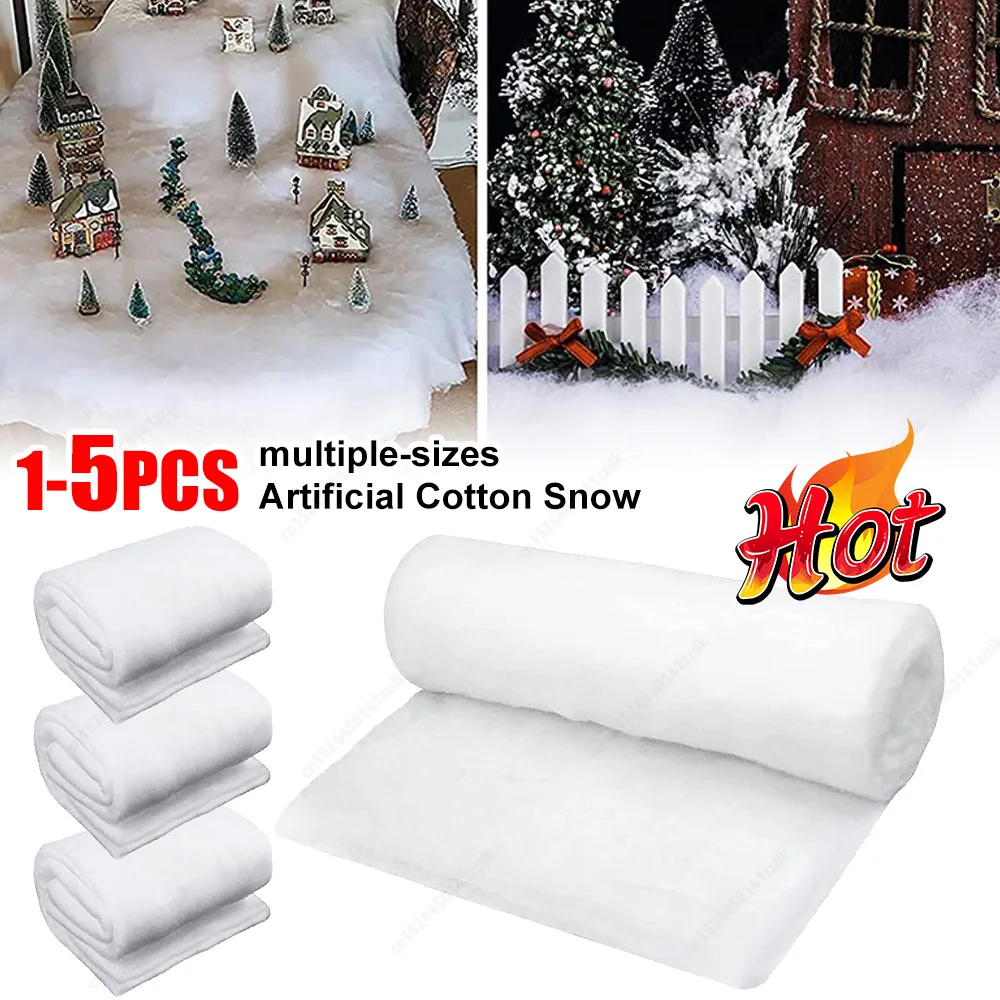Artificial Cotton Snow Carpet for Winter Decorations