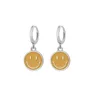 Cute Round Face Drop Earrings For Women Multicolor Enamel Funny Face Hoop Earrings Charm Circle Earrings Jewelry 5