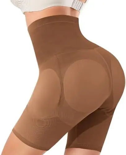 84712-f76db1.jpg Pantalon de levage des fesses en maille taille haute, avec Inserts latéraux rembourrés, sous-vêtements décontractés en coton, taille haute, saison de printemps