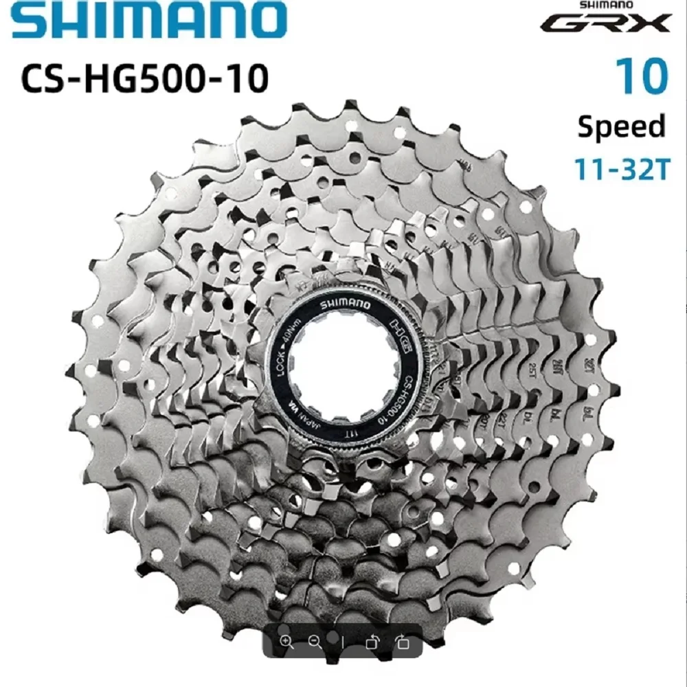 Bicycle Cassette SHIMANO HG500 10 Speed HYPERGLIDE Road Sprocket 10S CS-HG500 HG500-10 11-32T 11-34T
